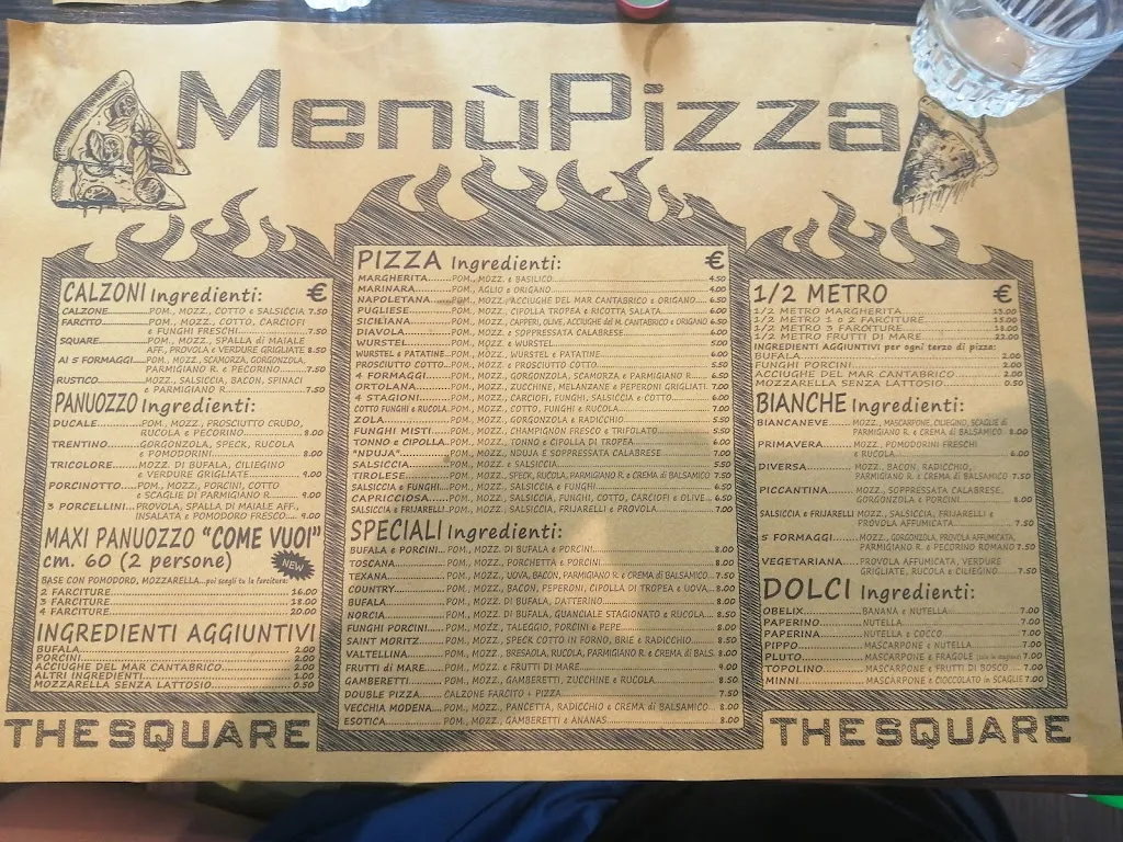 Menü_The Square - American Grill & Lounge Bar_Vignola_Bild_3