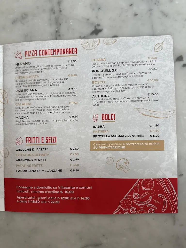Menu_Magma - Pizzeria e Rosticceria Napoletana_Villasanta_image_1