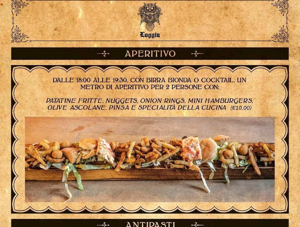 Menu_La Loggia | Pub - Birreria - Steakhouse NUOVA GESTIONE_Vizzolo Predabissi_image_1