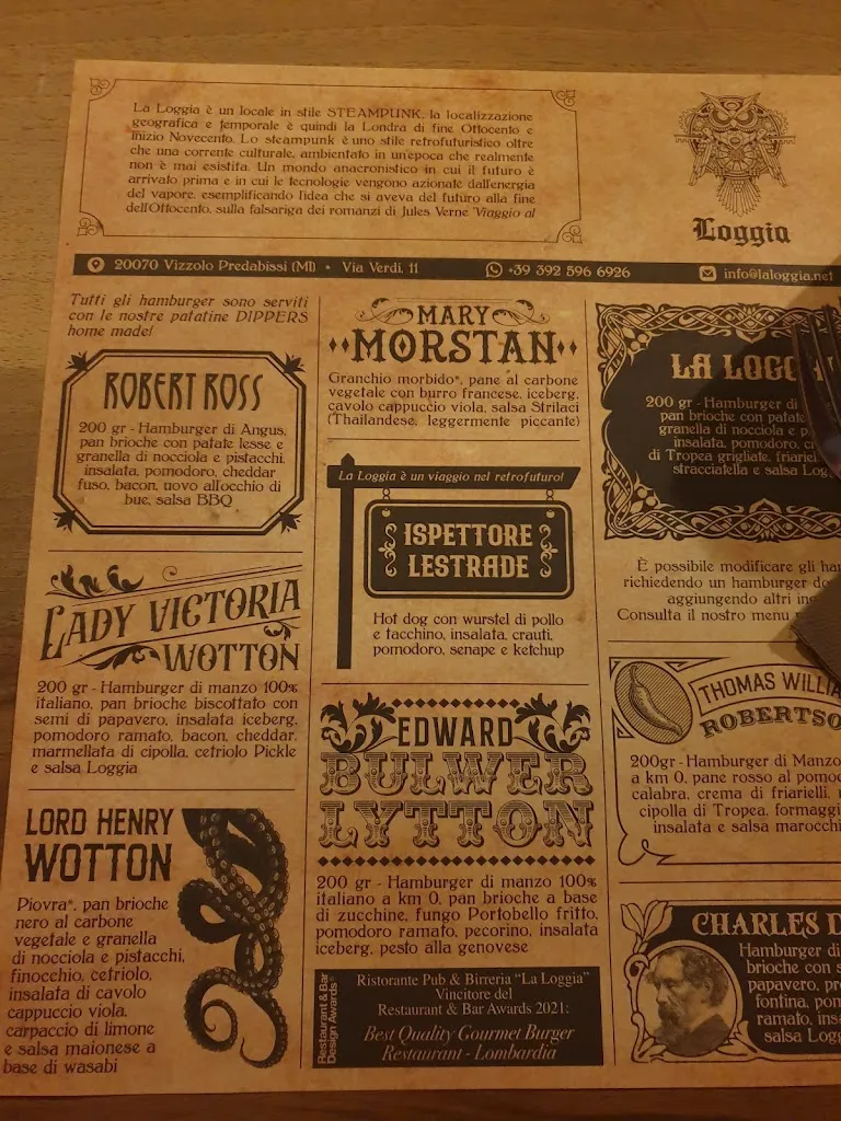 Menu_La Loggia | Pub - Birreria - Steakhouse NUOVA GESTIONE_Vizzolo Predabissi_image_3