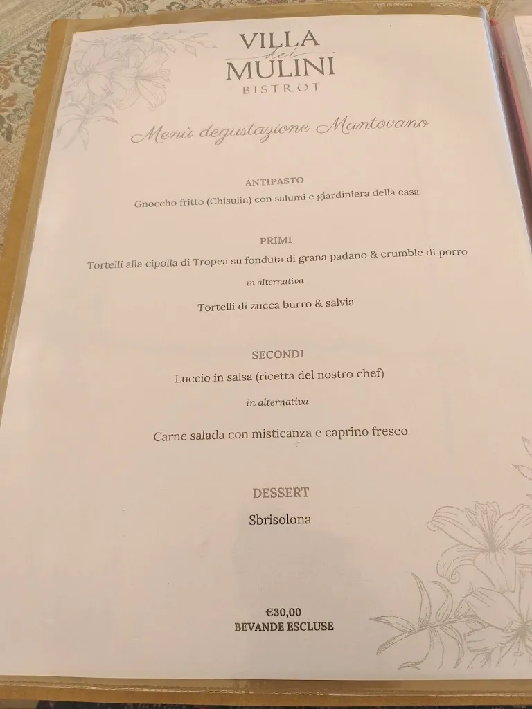 Menu_Ristorante Villa dei Mulini_Volta Mantovana_image_2