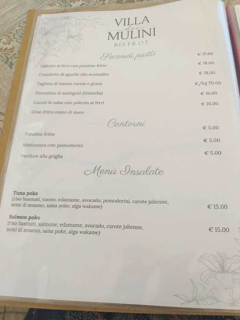 Menu_Ristorante Villa dei Mulini_Volta Mantovana_image_3