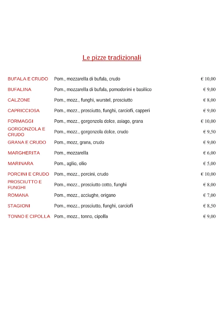 Menu_Pizzeria Trattoria C'era una Volta_Volta Mantovana_immagine_4