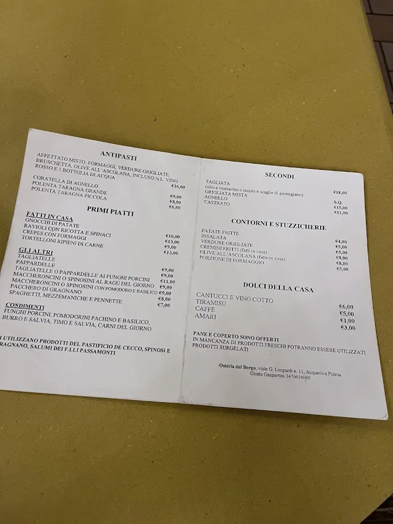 Menu_Osteria del Borgo_Acquaviva Picena_image_3