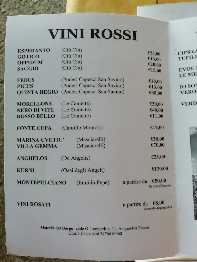 Menu_Osteria del Borgo_Acquaviva Picena_image_4