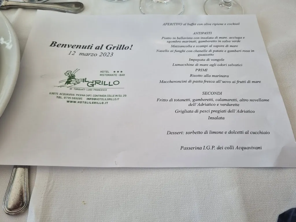 Menu_Ristorante @ Il Grillo_Acquaviva Picena_image_1