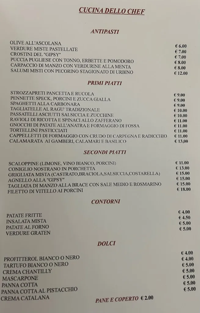 Menu_Ristorante Pizzeria Gipsy_Acqualagna_image_1