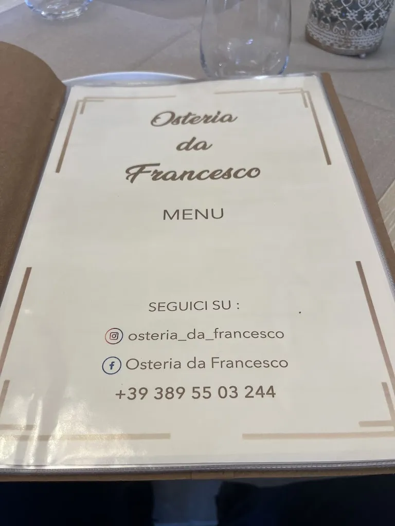 Menu_Osteria da Francesco_Carovigno_image_1
