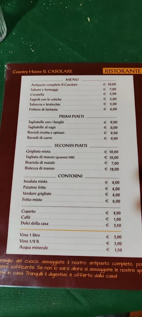 Menu_Il Casolare Country House_Amandola_image_1