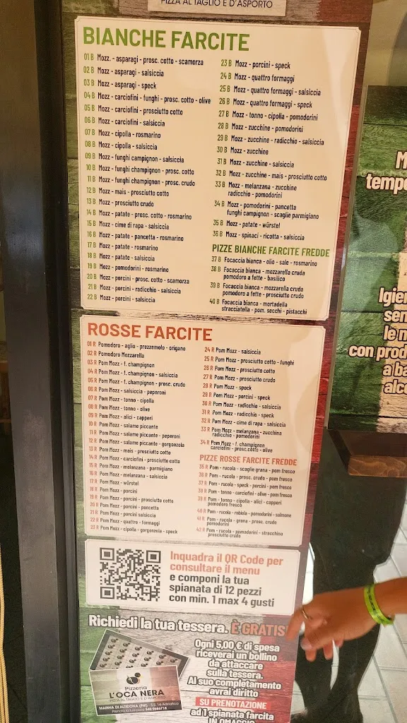 Menu_Pizzeria L'Oca Nera di Riccioni Mario_Altidona_image_1