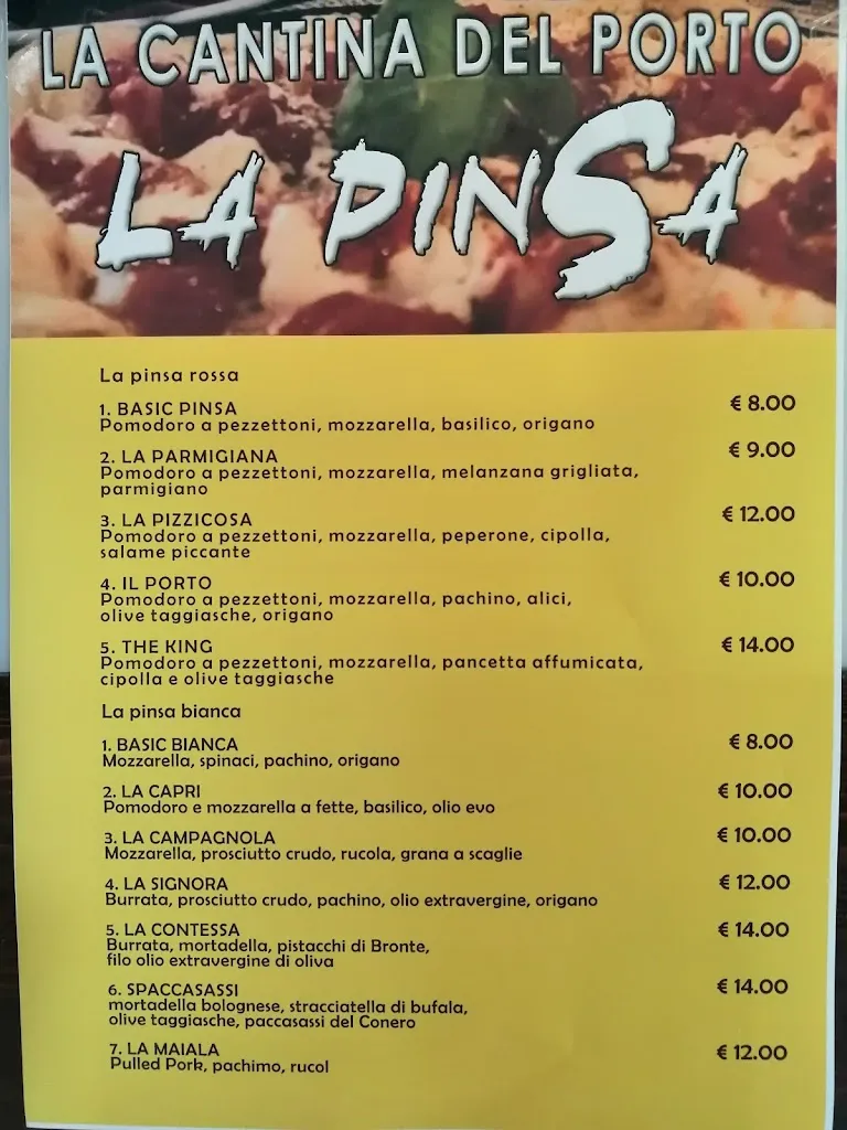 Menu_La Cantina del Porto - Pub Ristorante_Appignano_image_2