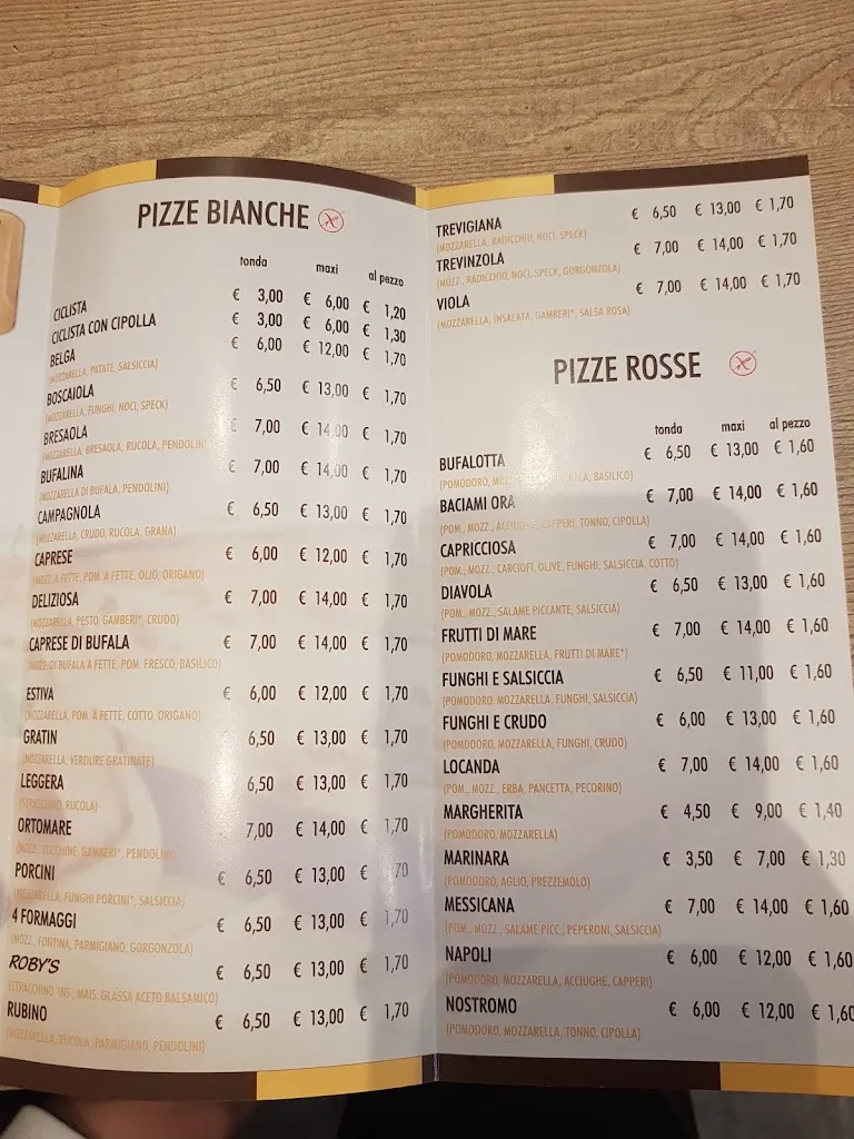 Menu_Pizzeria Da Roby's_Bellocchi_image_1