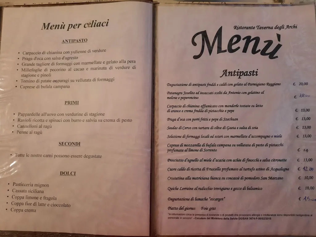 Menu_Taverna Degli Archi_Belvedere Ostrense_image_3