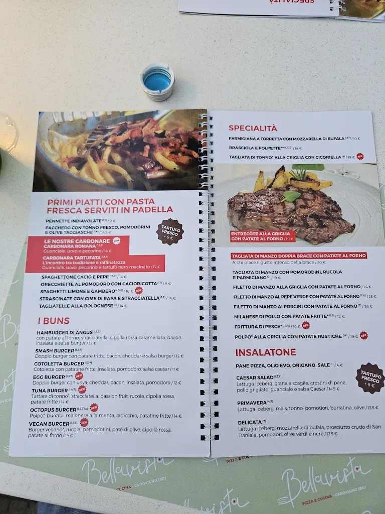 Menu_Bellavista Carovigno – Pizzeria e Cucina_Carovigno_image_1