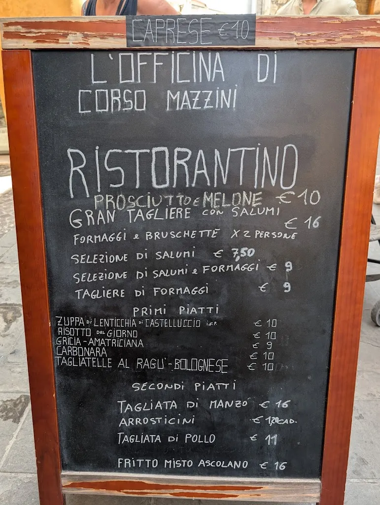 Menu_L'officina di corso Mazzini_Ascoli Piceno_image_1