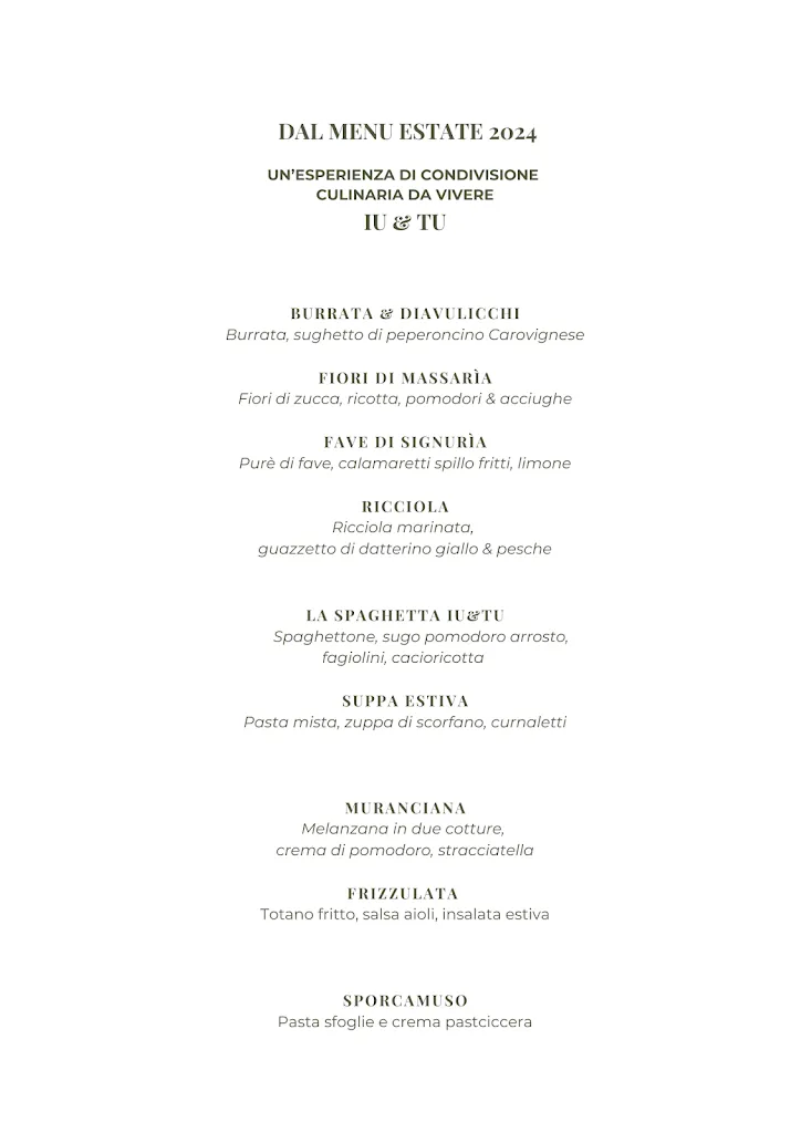 Menu_Iu & Tu Ristorante Panoramico_Carovigno_image_1