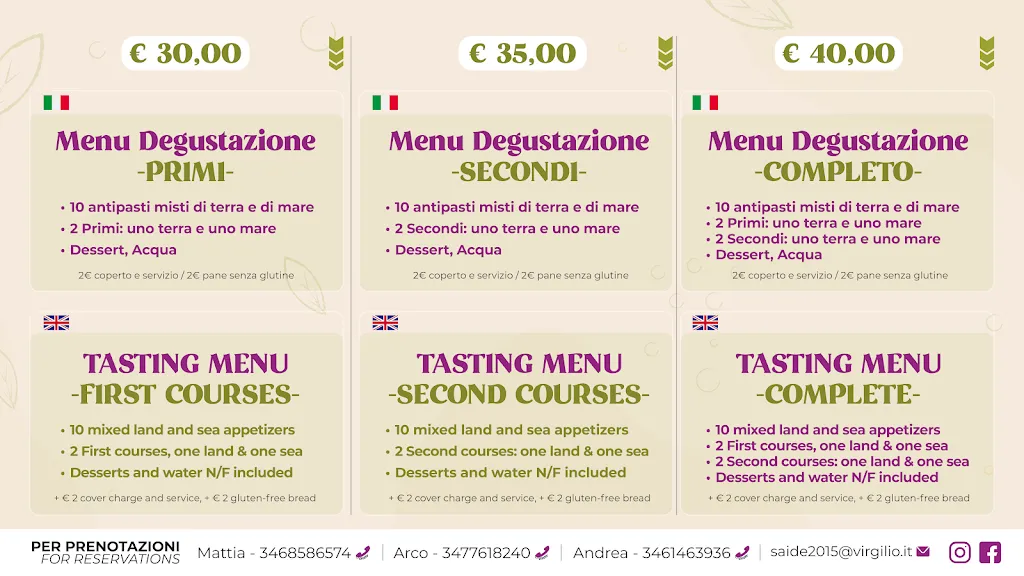 Menu_Ristorante Sa Ide e S'Ollia Cagliari_Cagli_immagine_1