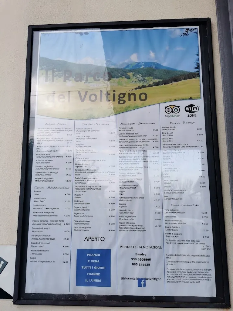 Menu_Ristorante Il Parco Del Voltigno_Carpineto della Nora_image_1