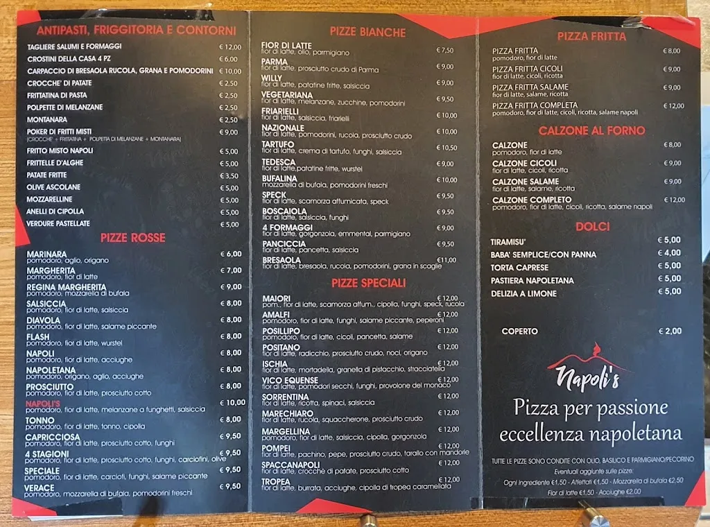 Menu_Napoli's Osimo_Campocavallo_image_1
