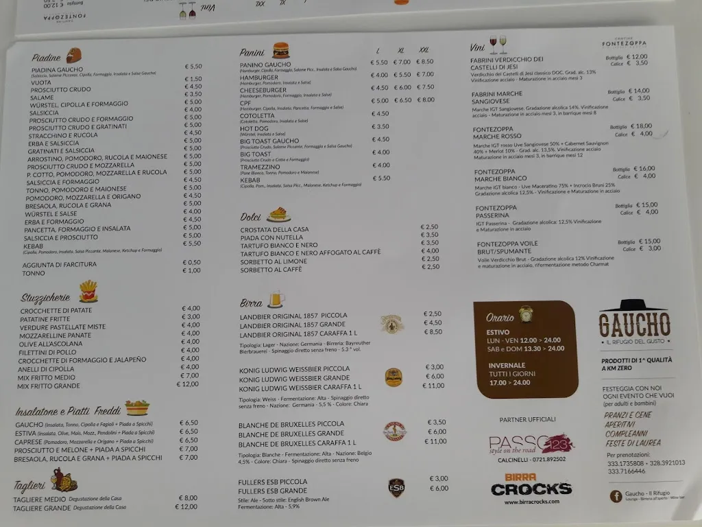 Menu_Gaucho Il Rifugio Del Gusto_Calcinelli_image_3