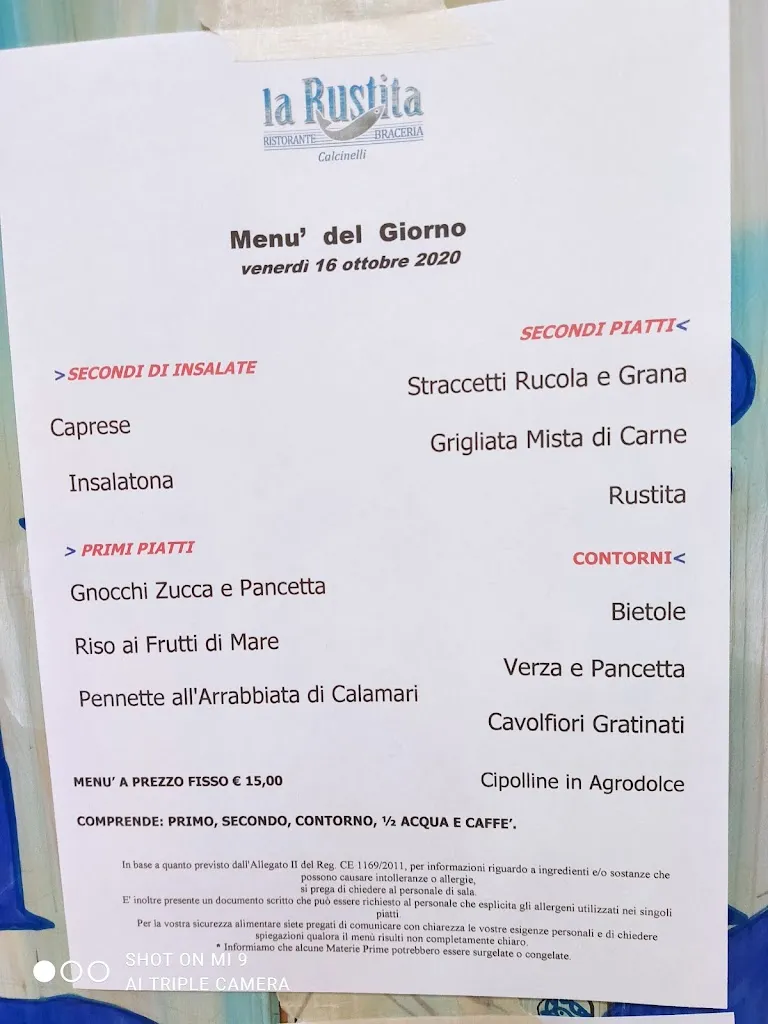 Menu_La Rustita Calcinelli_Calcinelli_image_1