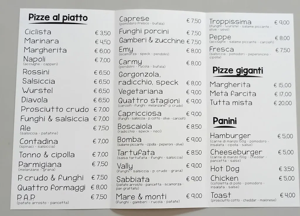 Menu_Pizzeria Quelli Del Muretto_Calcinelli_image_1