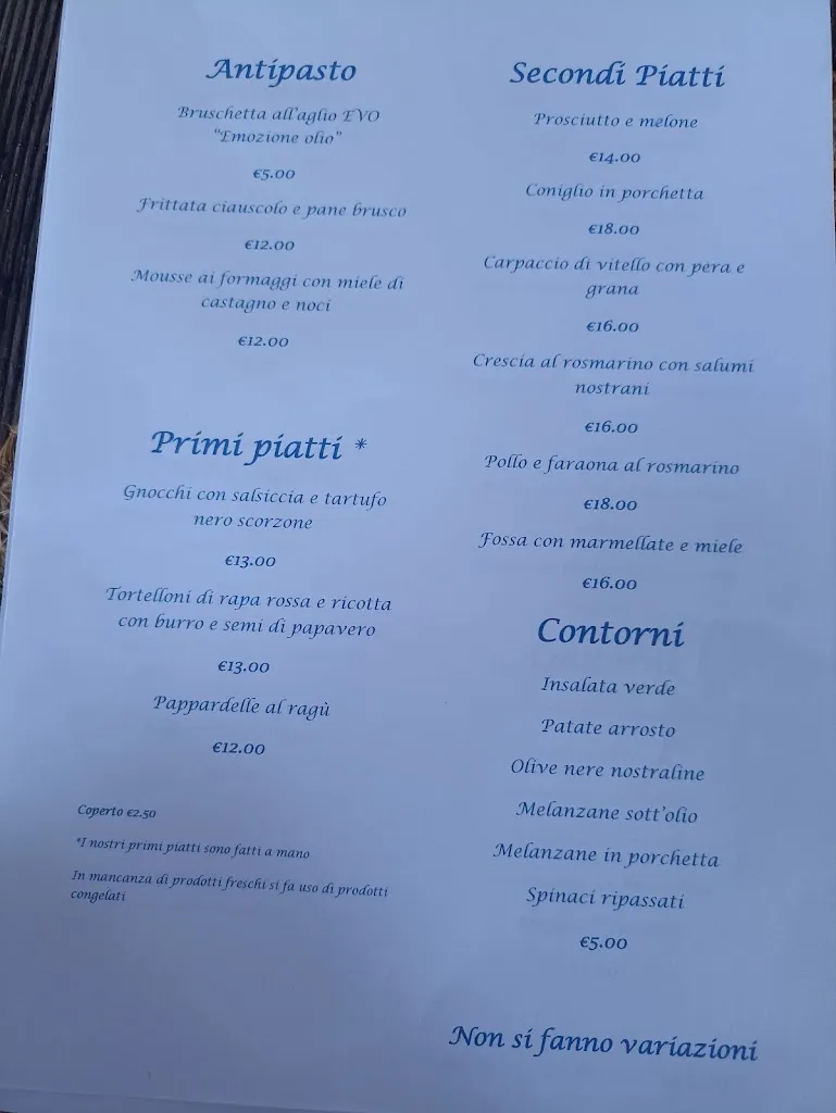 Menu_Ristorante Da Luisa cucina tipica marchigiana_Calcinelli_image_1