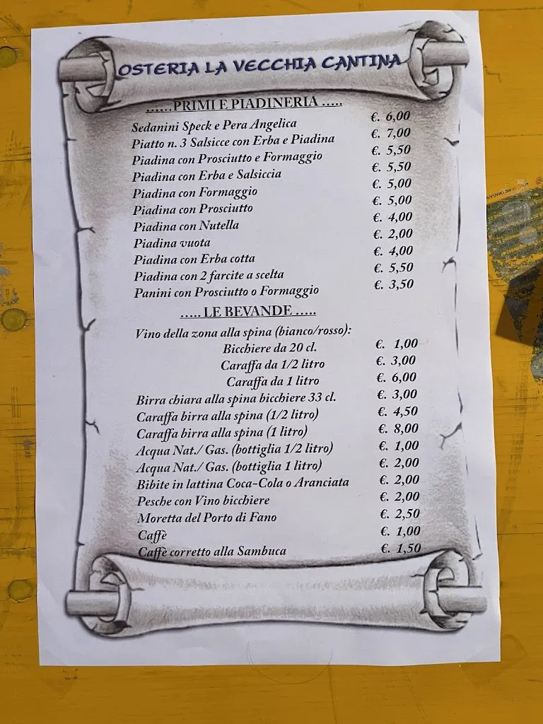 Menu_Ristorante Da Luisa cucina tipica marchigiana_Calcinelli_image_2