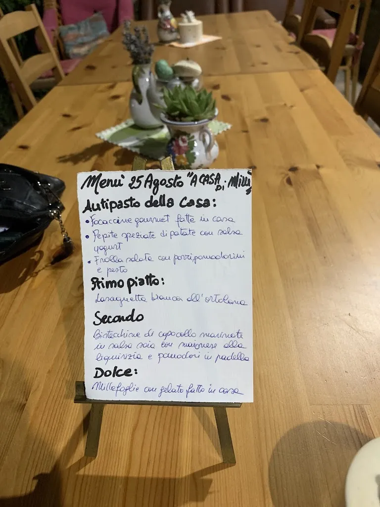 Menu_A Casa di Milu' Home Restaurant_Capodarco_image_2