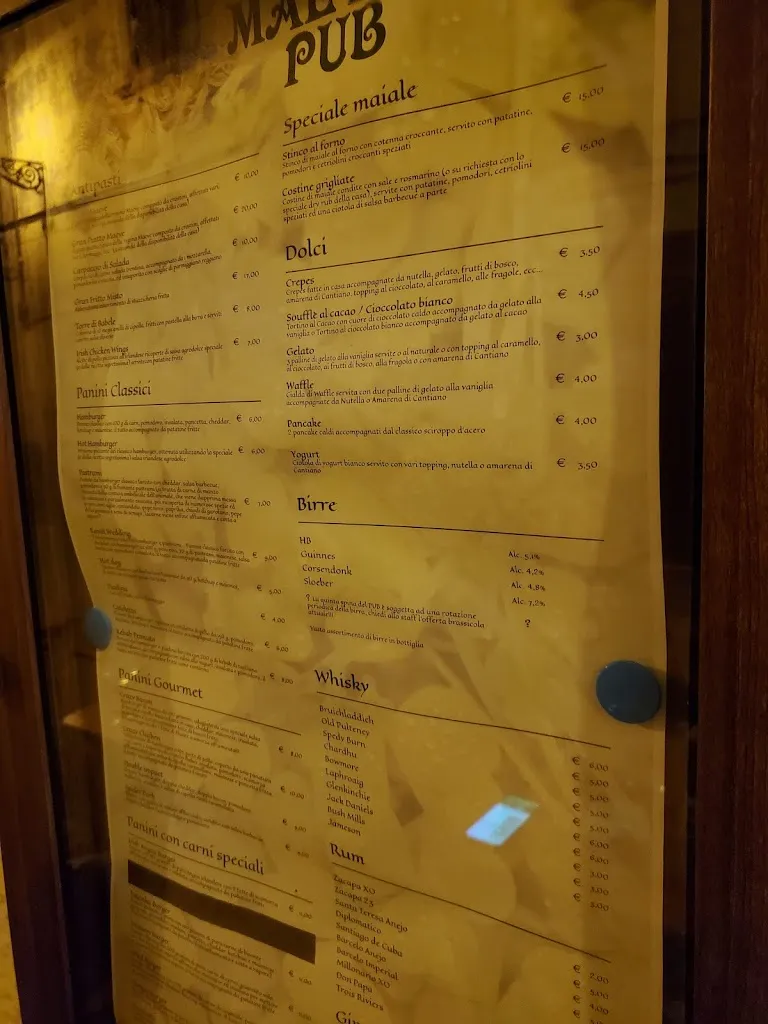 Menu_Maeve's pub_Cantiano_image_2