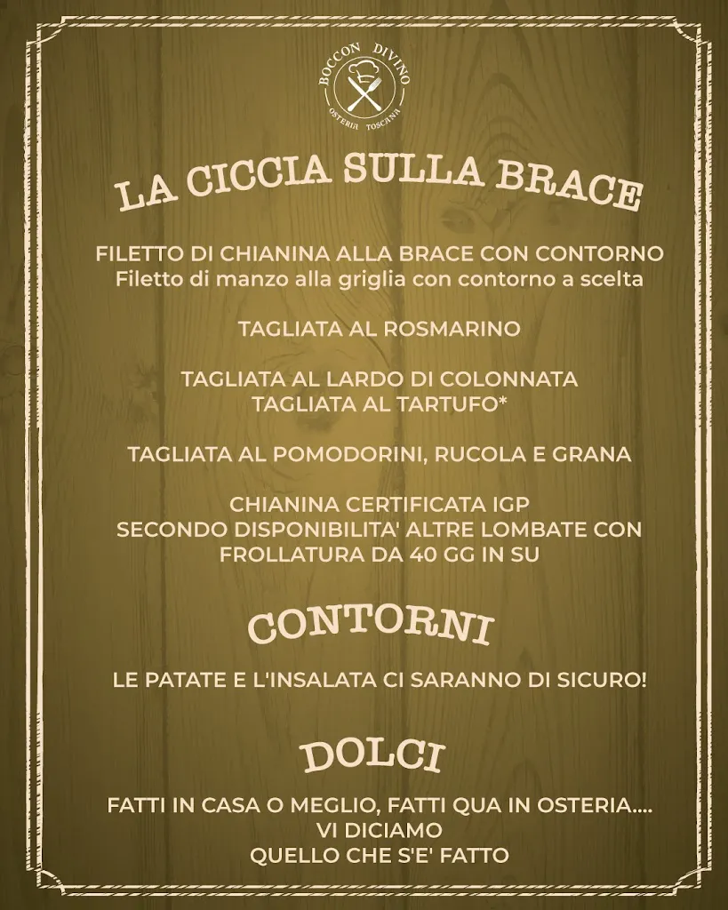 Menu_Osteria Toscana Boccon Divino, Porto Sant'Elpidio_Cascinare_image_3