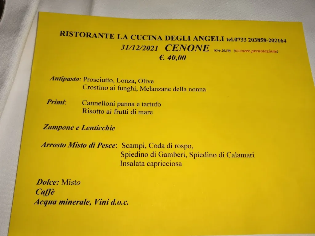 Menu_Pizzeria Ristorante La Cucina Degli Angeli_Casette Verdini_image_1