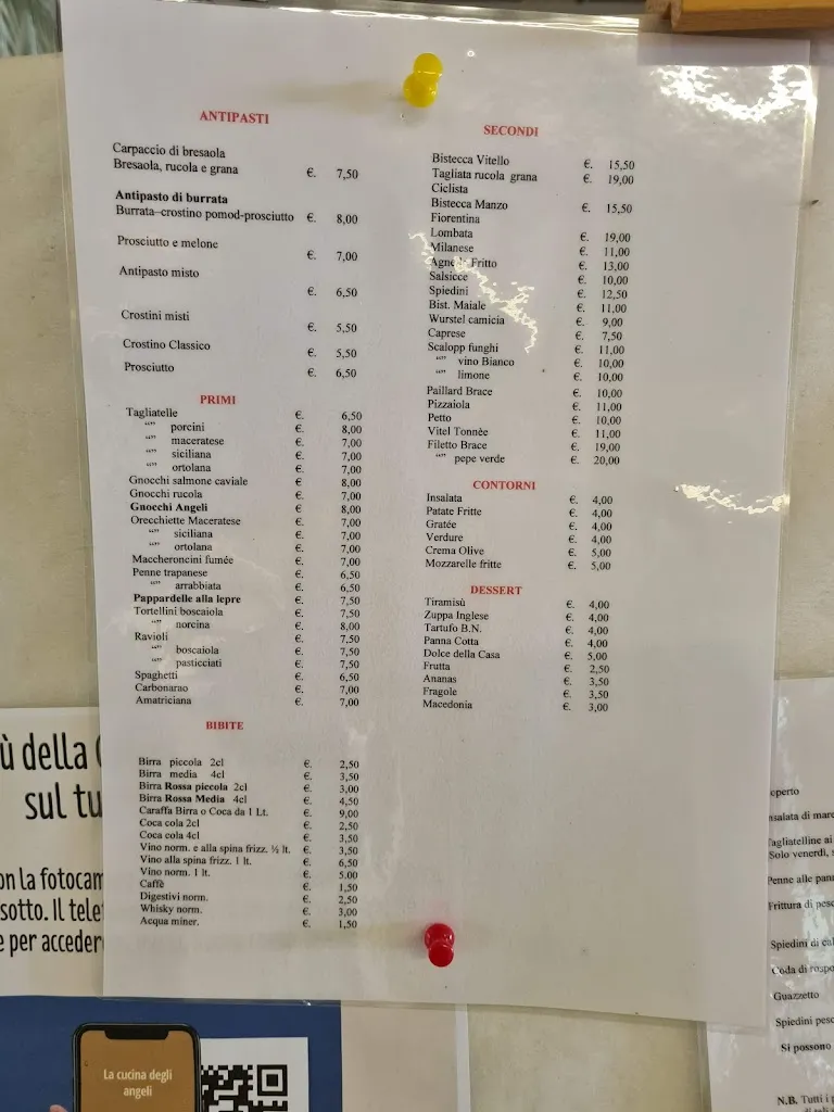 Menu_Pizzeria Ristorante La Cucina Degli Angeli_Casette Verdini_image_3