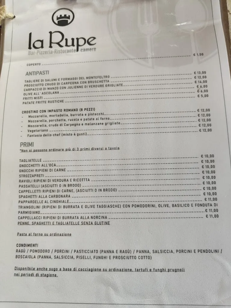 Menu_Ristorante Pizzeria Camere La Rupe_Carpegna_image_2