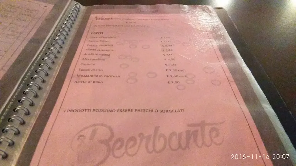 Menu_Beerbante da Ciavì_Castelplanio_image_1