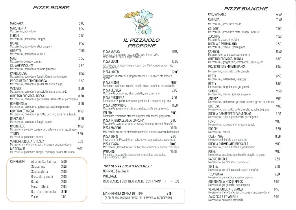 Menu_Pizzeria Ristorante La Koinè_Castorano_image_2