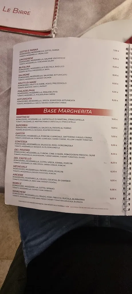Menu_Pizzeria Parco della Contessa_Carovigno_image_3