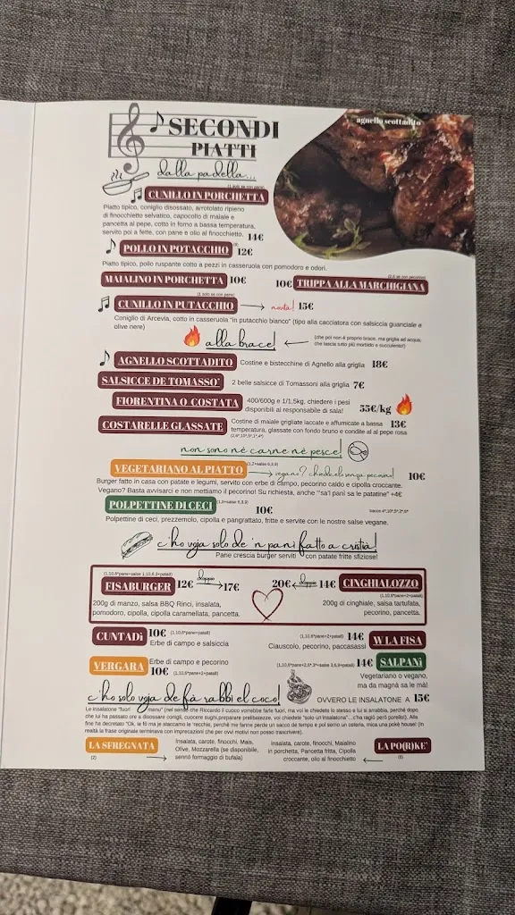 Menu_Osteria La Fisarmonica - Trattoria Tipica Marchigiana_Castelfidardo_image_3