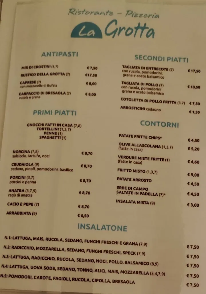 Menu_La Grotta_Castelfidardo_image_2