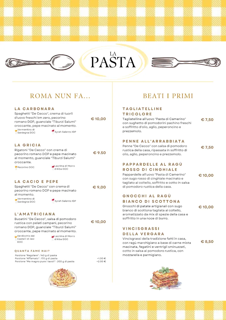 Menu_Trattoria Bar Quattro Chiacchiere_Castelfidardo_imagen_3