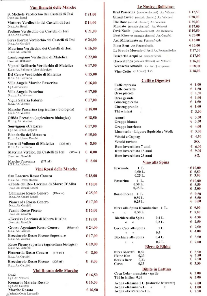 Menu_Maison Vittoria Da Giacomo Ristorante Pizzeria e Camere_Castelfidardo_image_1