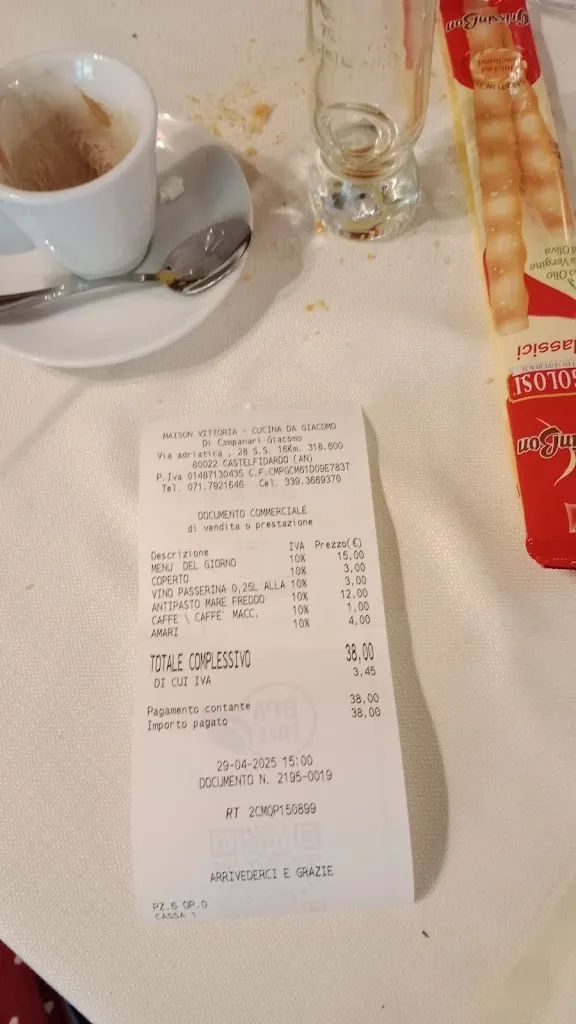 KARL HAMMER_Maison Vittoria Da Giacomo Ristorante Pizzeria e Camere_Castelfidardo_review