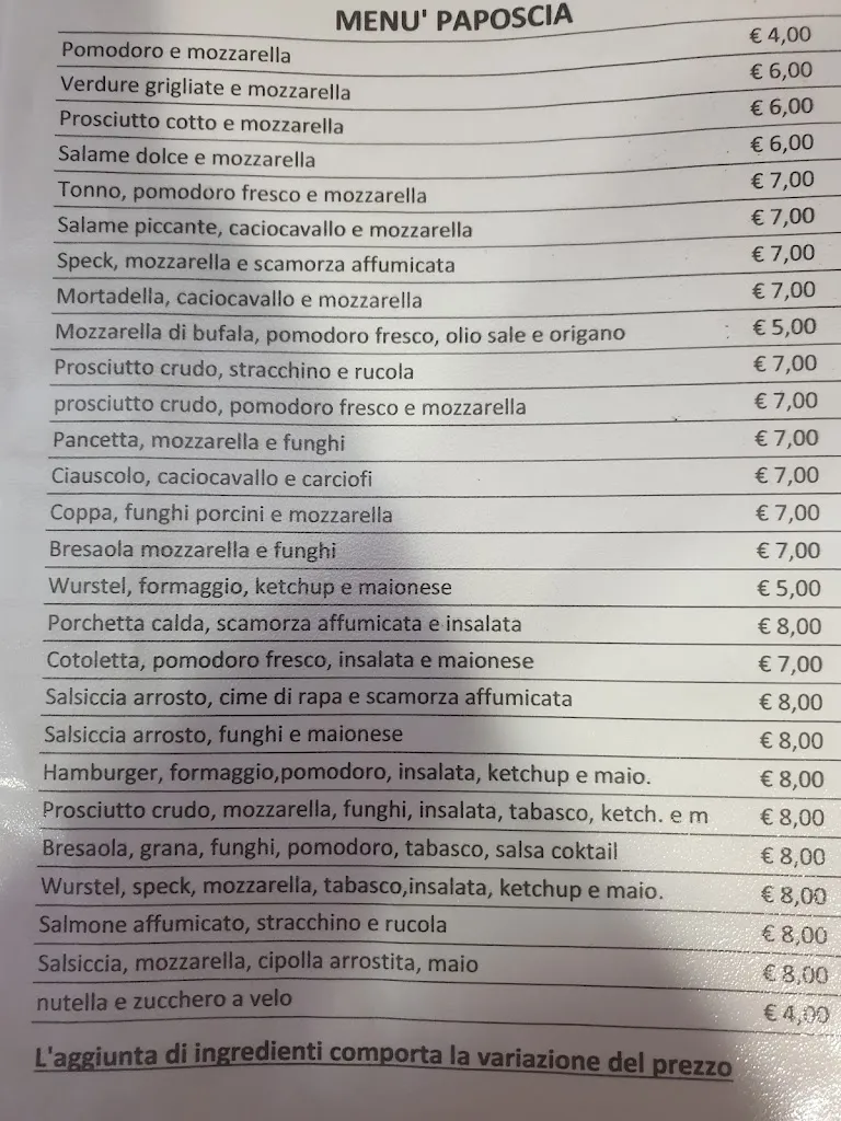 Menü_La Paposcia Castelfidardo_Castelfidardo_Bild_3