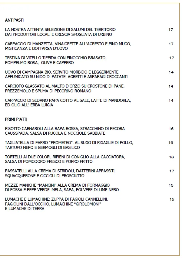 Menu_Ristorante Urbino Dei Laghi - Tenuta Santi Giacomo e Filippo_Colbordolo_image_1
