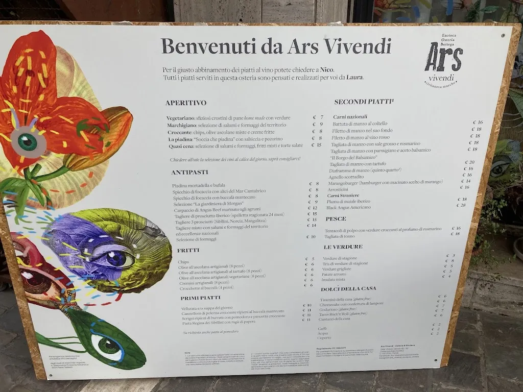 Menu_Ars Vivendi_Civitanova Alta_image_1