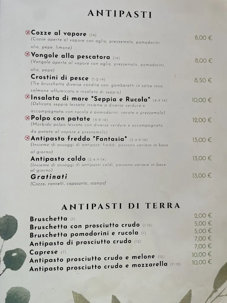 Menu_La Lampara Civitanova - Ristorante e Casa Vacanze_Civitanova Alta_image_1