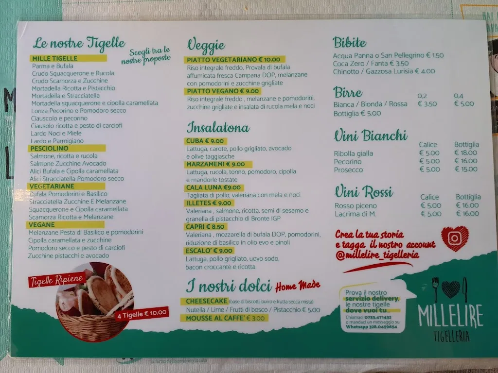 Menu_Mille Lire Tigelleria_Civitanova Marche_image_1