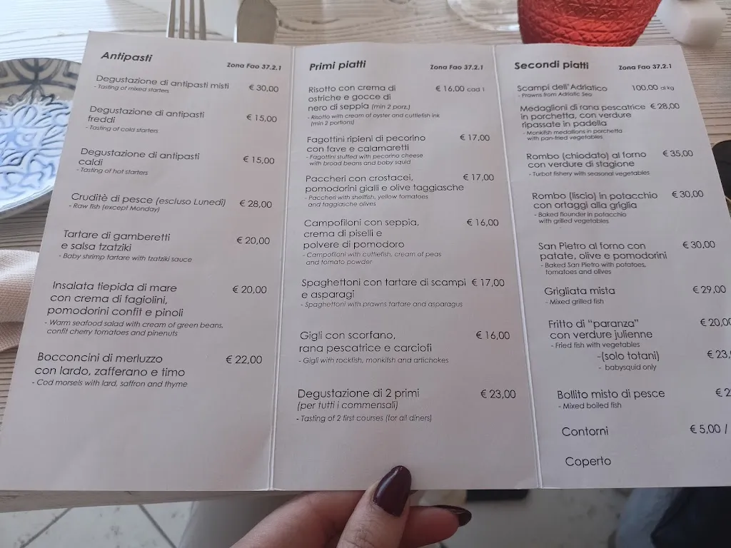 Menu_Ristorante Chalet Galileo_Civitanova Marche_image_1