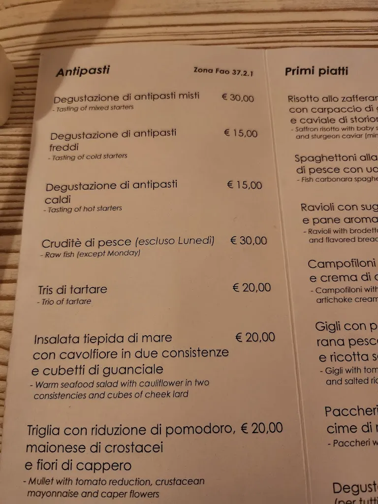 Menu_Ristorante Chalet Galileo_Civitanova Marche_image_2