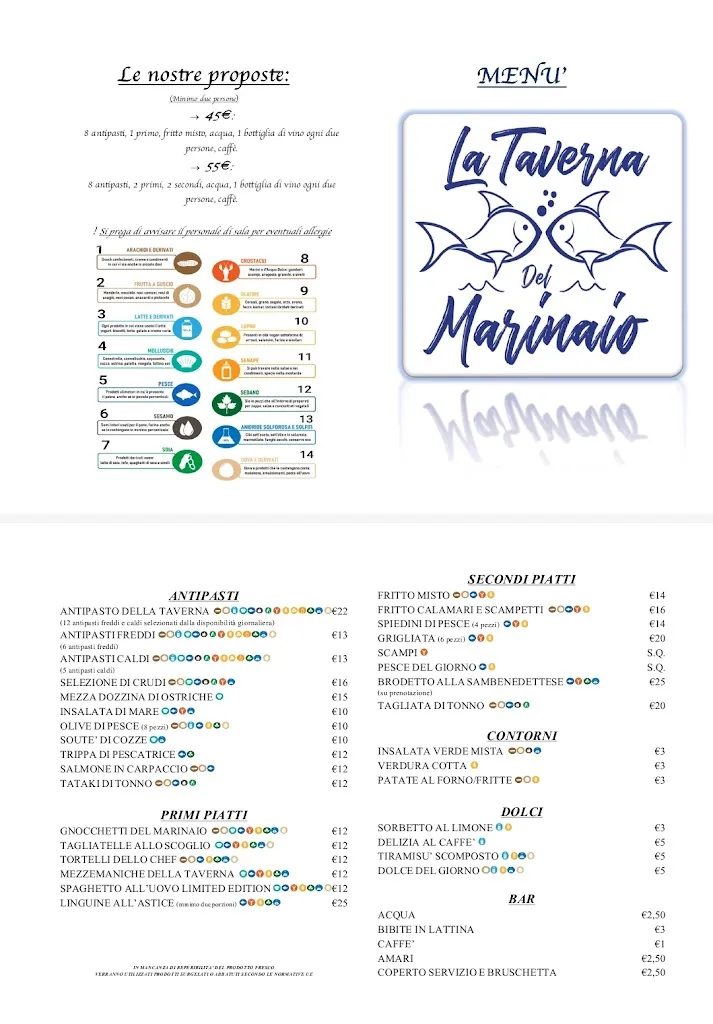 Menu_La Taverna del Marinaio_Colli del Tronto_image_1